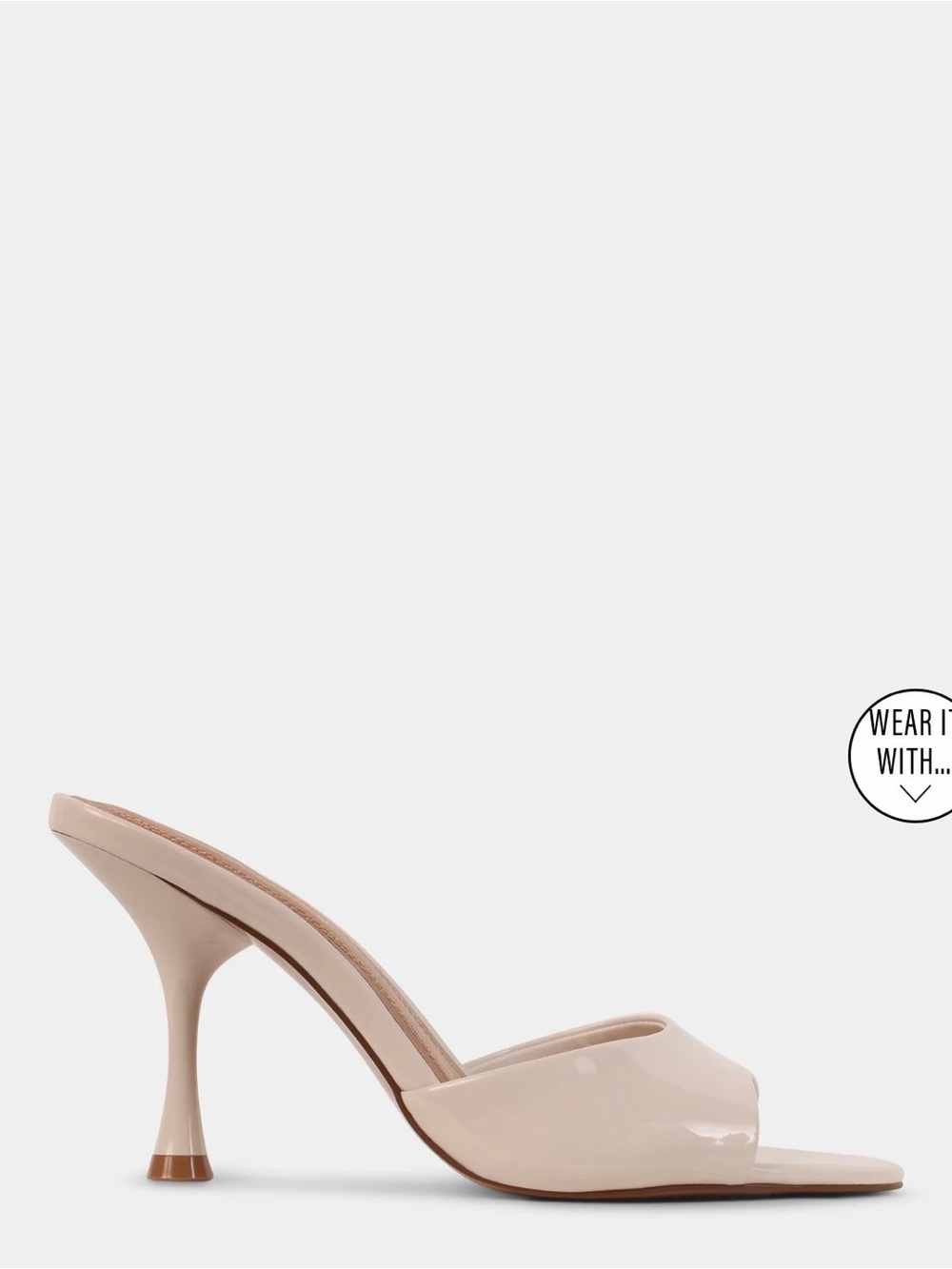 Steve Madden Blush Patent Open-Toe Mule